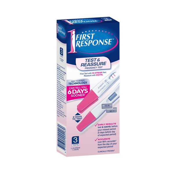 First Response Test & Reassure Pregnancy Kit | 3 pack