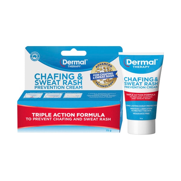 Dermal Therapy Chafing & Sweat Rash Prevention Cream | 75g