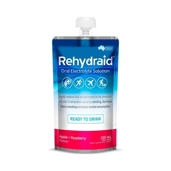 Rehydraid Ready To Drink Apple & Raspberry | 250mL