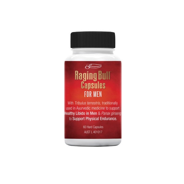Sensuous Raging Bull Energy & Libido Caps | 60 pack