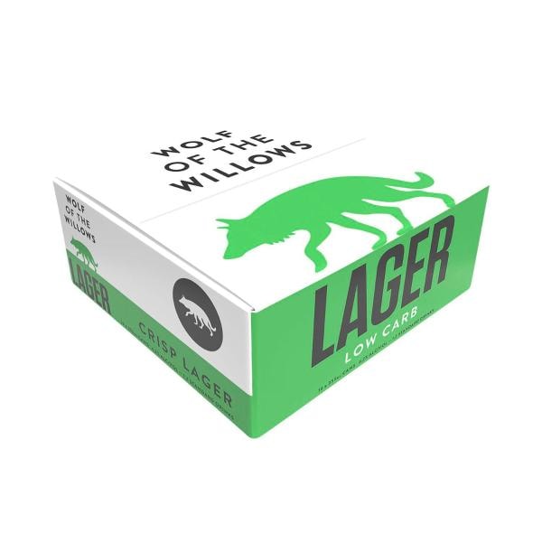 Wolf Of The Willows Crisp Lager Can 355mL | 24 Pack