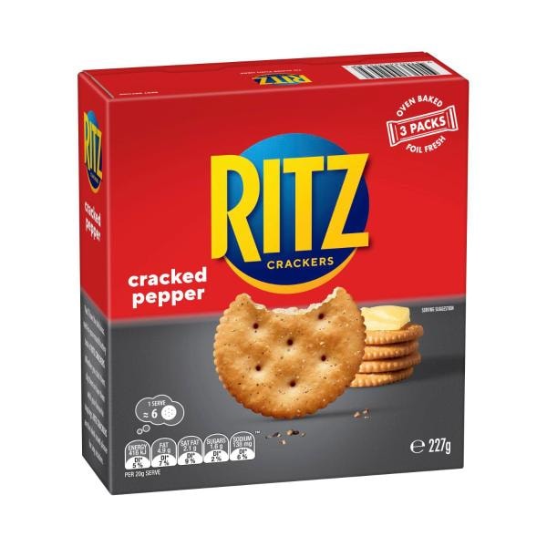 Ritz Cracked Pepper Crackers | 227g