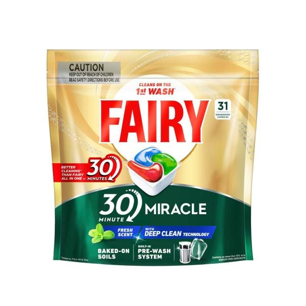 Fairy 30 Minute Miracle Clean Deep Clean | 31 pack