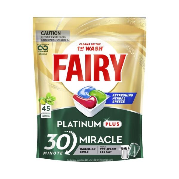 Fairy 30 Minute Miracle Clean Deep Clean | 45 pack