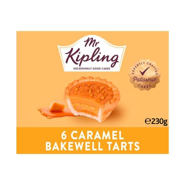 Mr Kipling Caramel Bakewell 6 Pack | 230g