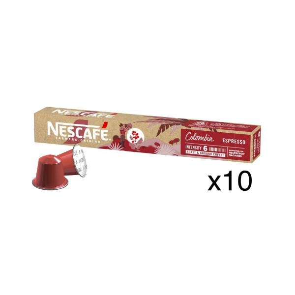 Nescafe Farmers Origin Colombia Ncc Capsules | 10 pack