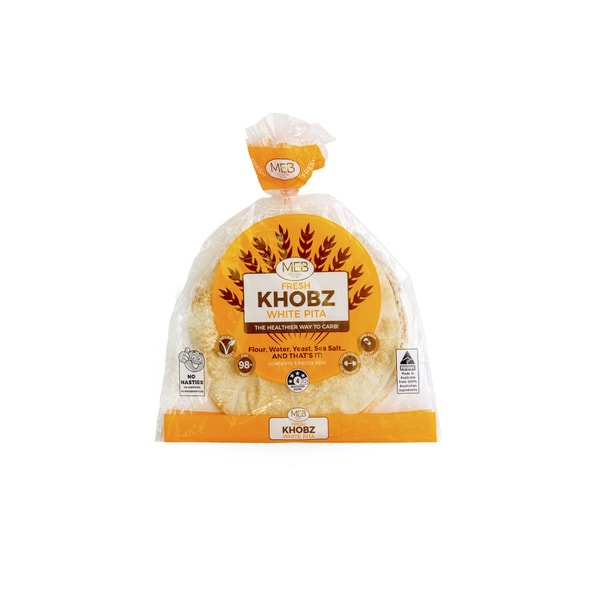 MEB Pita Khobz White 5 pack | 500g
