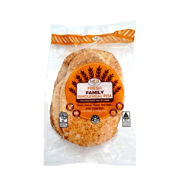 MEB Pita Family Wholemeal 5 pack | 225g