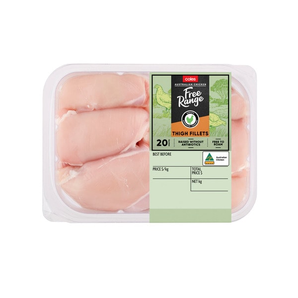 Coles RSPCA Approved Free Range Thigh Small Pack | approx. 500g