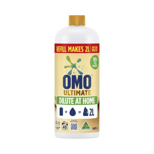 OMO Ultimate Laundry Liquid Dilute at Home Refill 40 Washes | 665mL