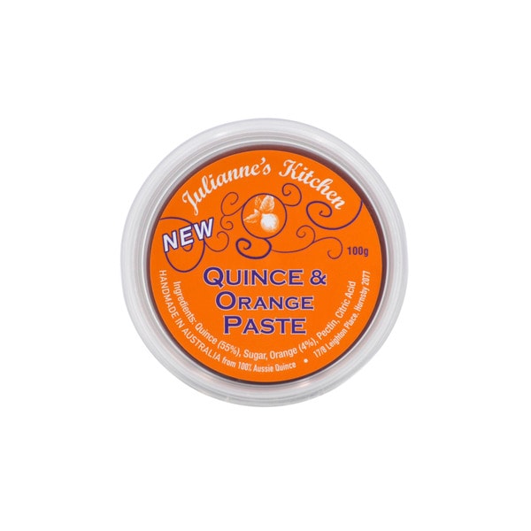 Julianne's Kitchen Quince And Orange Paste | 100g