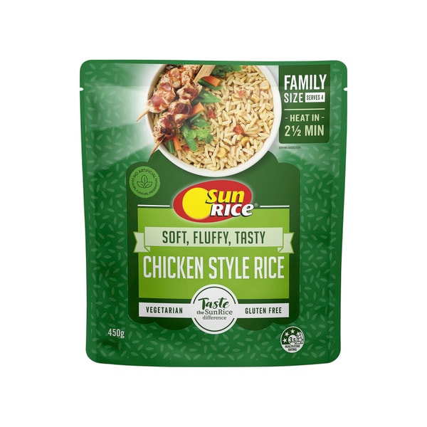 Sunrice Chicken Style Rice Pouch | 450g