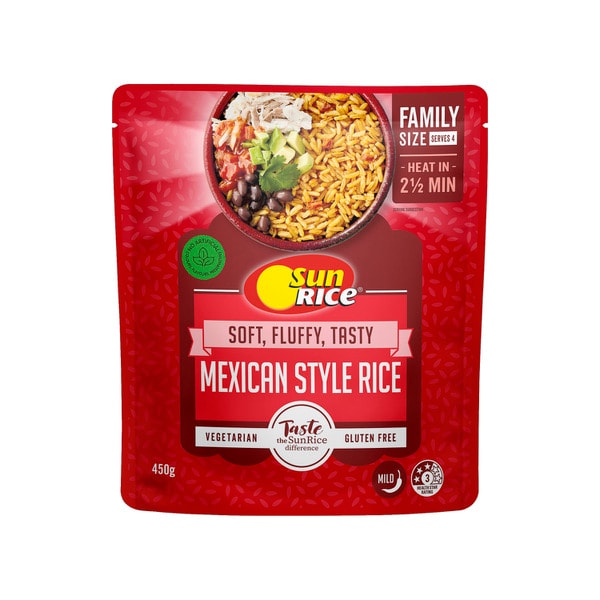 Sunrice Mexican Style Rice Pouch | 450g