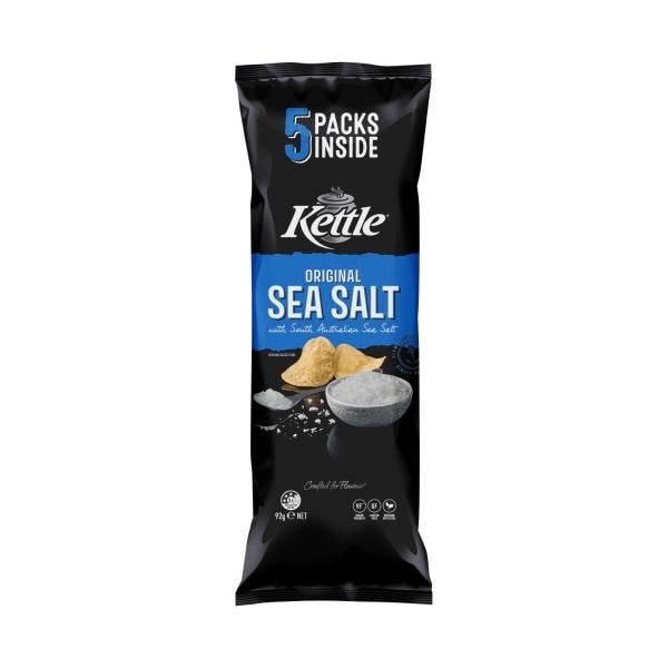 Kettle Original Sea Salt Potato Chips 5 pack | 92g