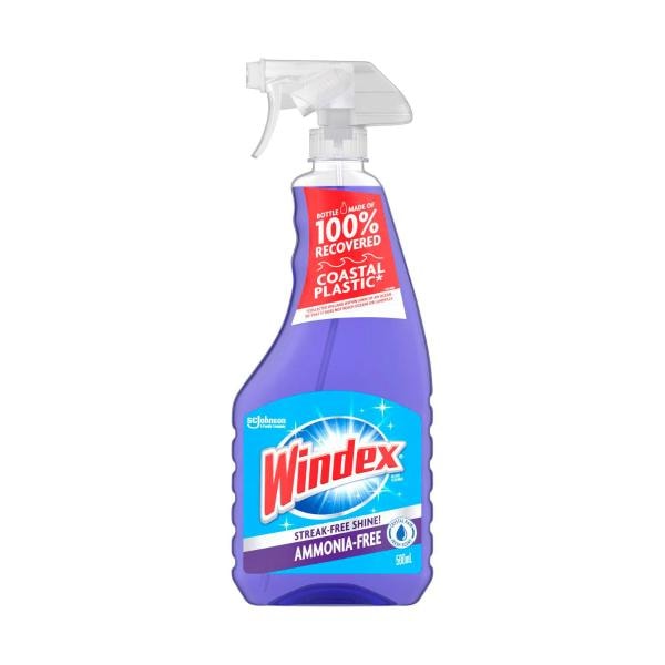 Windex Glass Cleaner Trigger Spray Crystal Rain  | 500mL