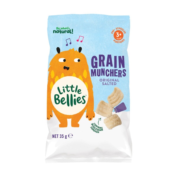 Little Bellies Grain Munchers Lightly Salted 3+ Years | 35g