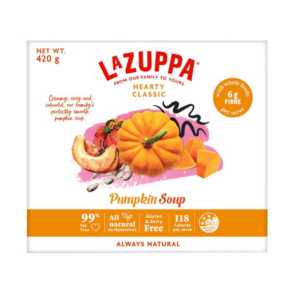 La Zuppa Microwaveable Soup Bowl Pumpkin Soup | 420g