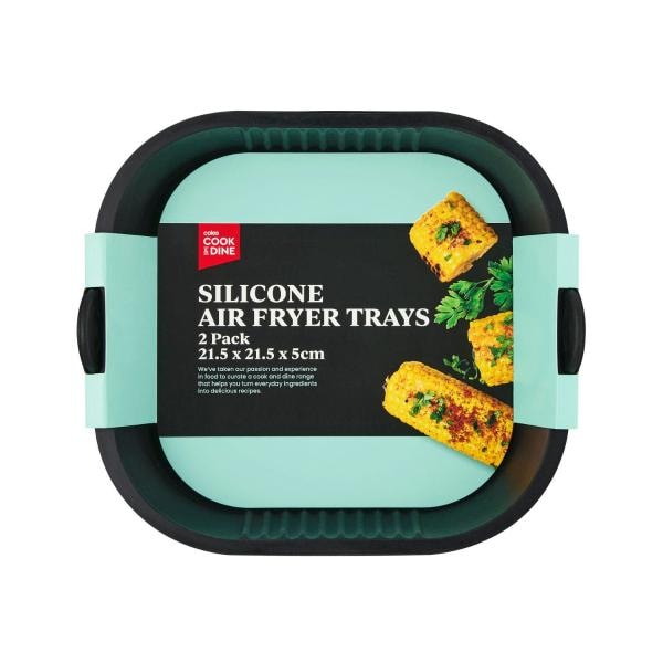 Cook & Dine Silicone Air Fryers Trays | 2 pack