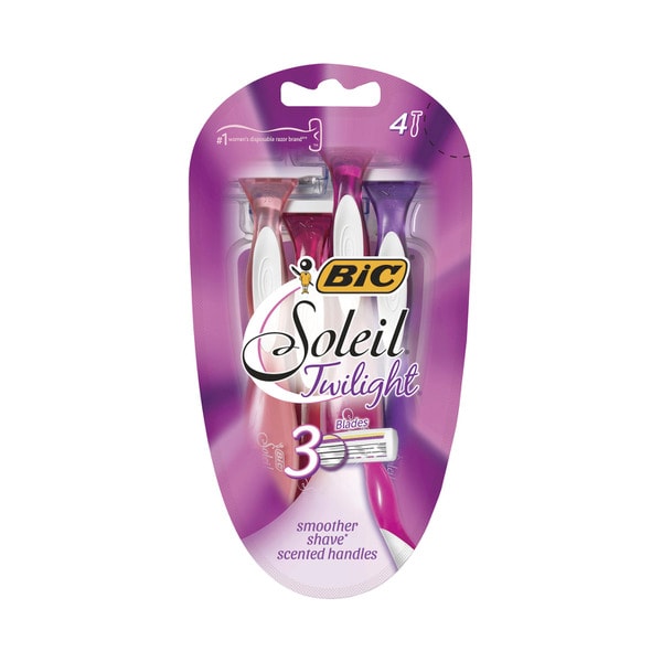 Bic Soleil Twilight Lavender Razor | 4 pack