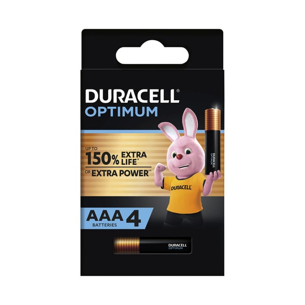 Duracell Optimum AAA | 4 pack
