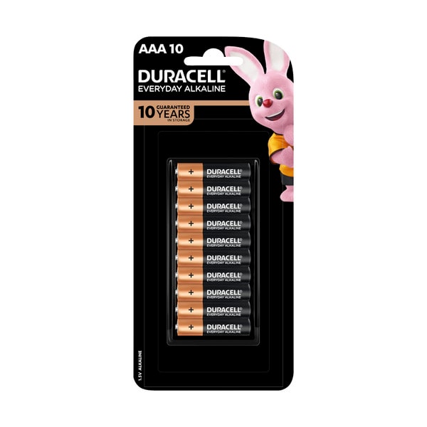 Duracell Everyday Alkaline AAA | 10 pack