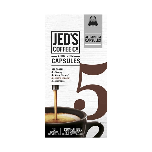 Jed's No.5 Extra Strong Nespresso Compatible Capsules | 10 pack