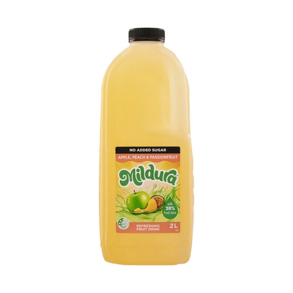 Mildura Peach And Passionfruit No Added Sugar | 2L