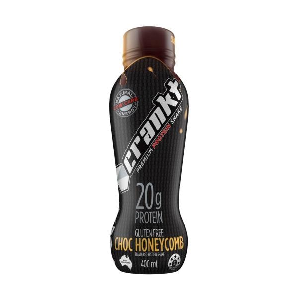 Crankt Premium Protein Shake Choc Honeycomb | 400mL