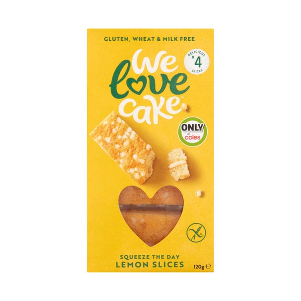 We Love Cake Lemon Slices 4 Pack | 120g