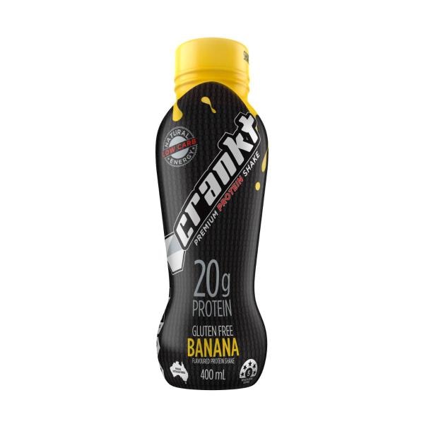 Crankt Premium Protein Shake Banana | 400mL