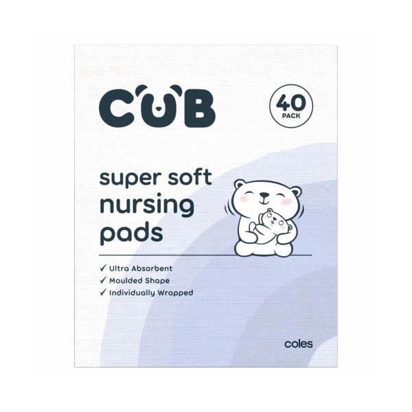 CUB Super Soft Nursing Pads | 40 pack