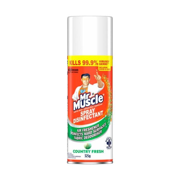 Mr Muscle Disinfectant Spray Air Freshener Country Fresh | 325g