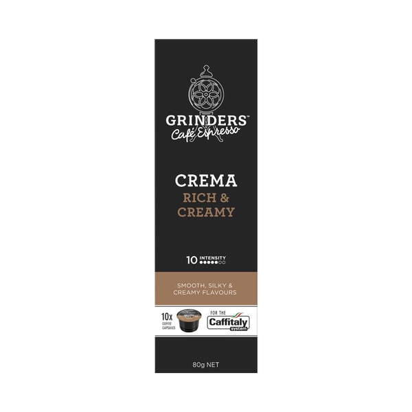 Grinders Coffee Caffitaly Coffee Crema Capsules Caffe Crema | 10 pack