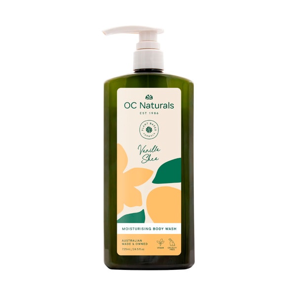 OC Naturals Vanilla Shea Moisturising Body Wash | 725mL