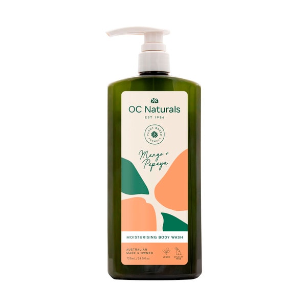 OC Naturals Mango & Papaya Moisturising Body Wash | 725mL