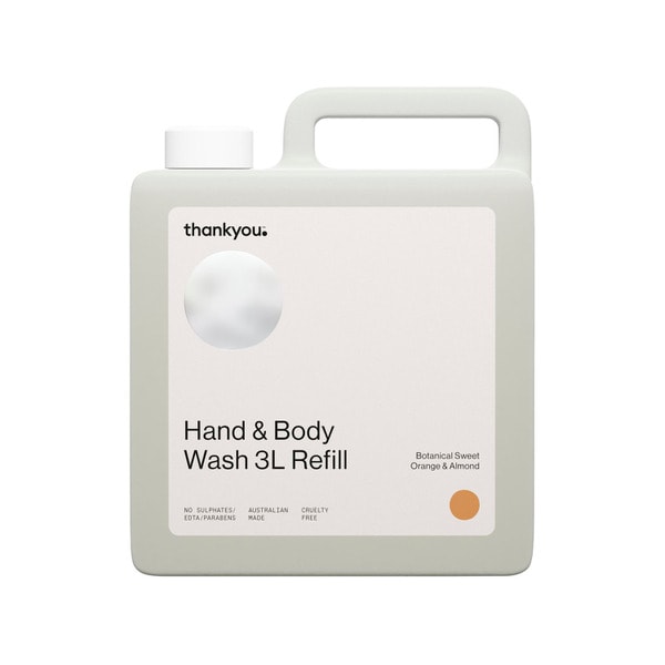 Thankyou Hand & Body Wash Refill Botanical Sweet Orange & Almond | 3L