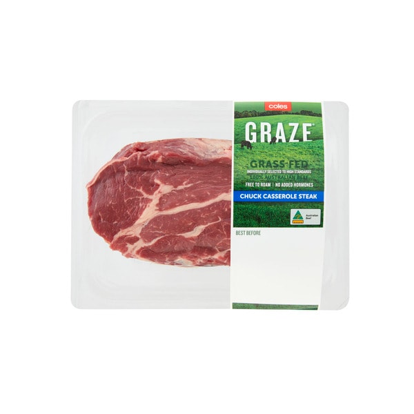 Coles Graze Grassfed Beef Chuck Casserole | 600g
