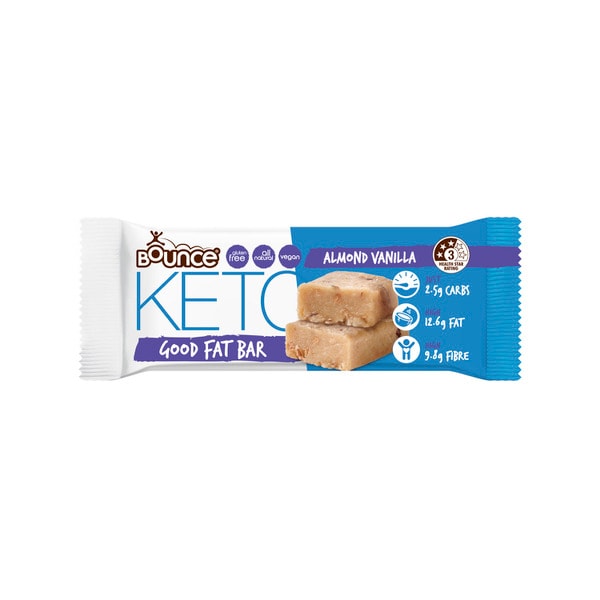 Bounce Keto Good Fat Bar Almond Vanilla | 35g