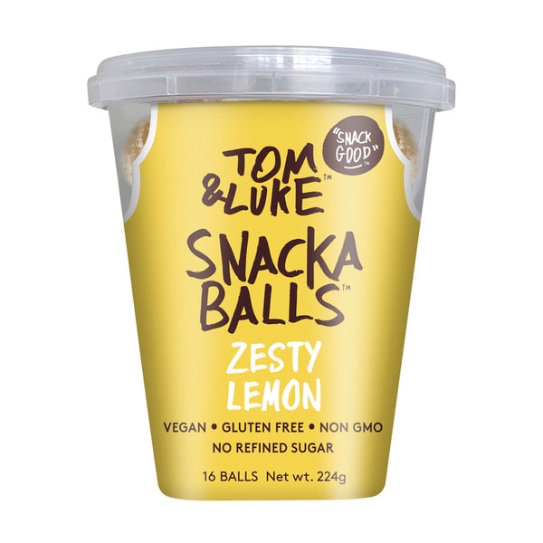Tom & Luke Snackaballs Zesty Lemon | 224g