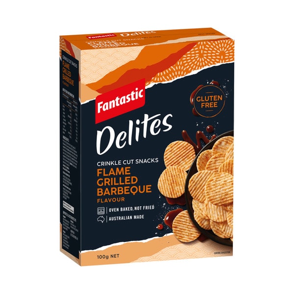 Fantastic Delites Rice Snacks Flame Grilled BBQ | 100g