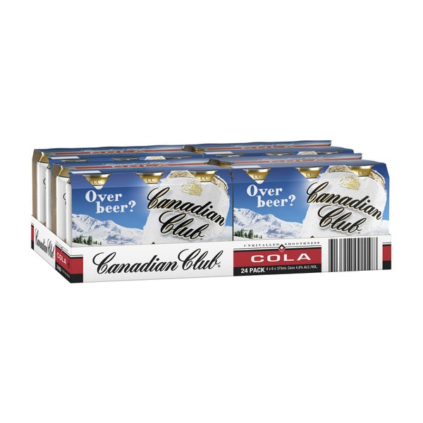 Canadian Club Cola Can 375mL | 24 Pack