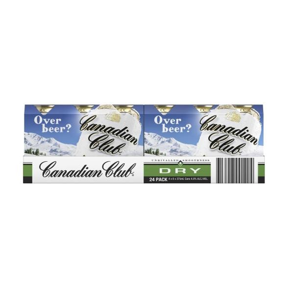 Canadian Club Dry Can 375mL | 24 Pack