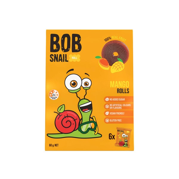 Bob Snail Fruit Roll Mango | 60g