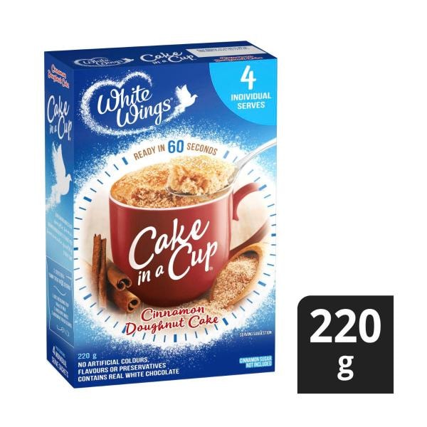 White Wings In A Cup Cinnamon Doughnut | 220g