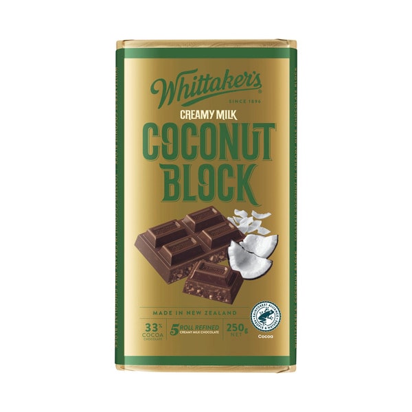 Whittaker's Block Chocolate Coconut Milk | 250g