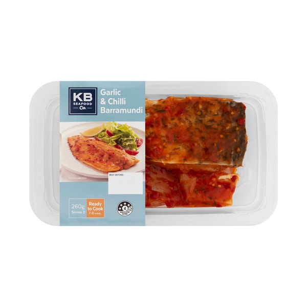 KB's Seafood Marinated Barramundi Fillet | 260g