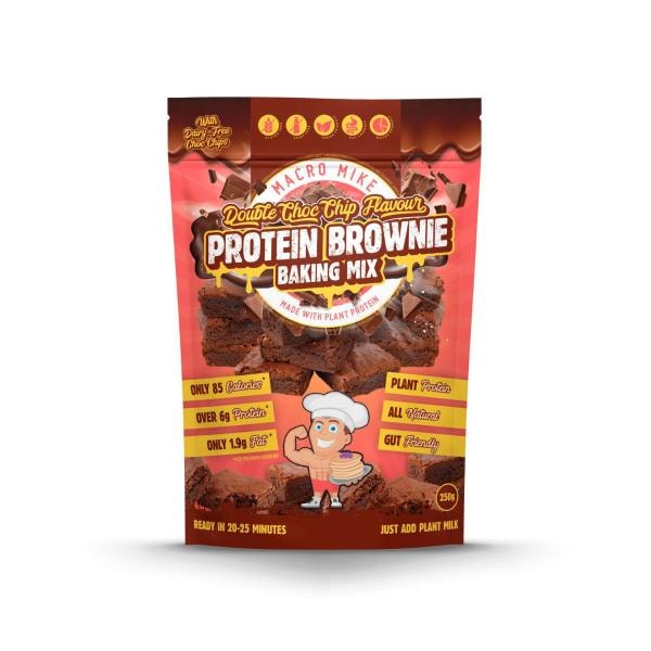 Macro Mike Healthy Protein Brownies Double Chocolate | 250g