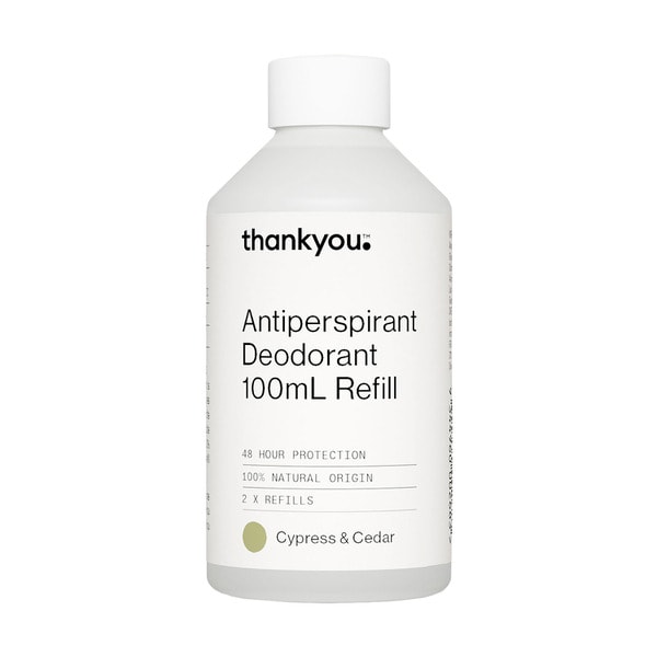 Thankyou Natural Deodorant Refill Cypress & Cedar | 100mL