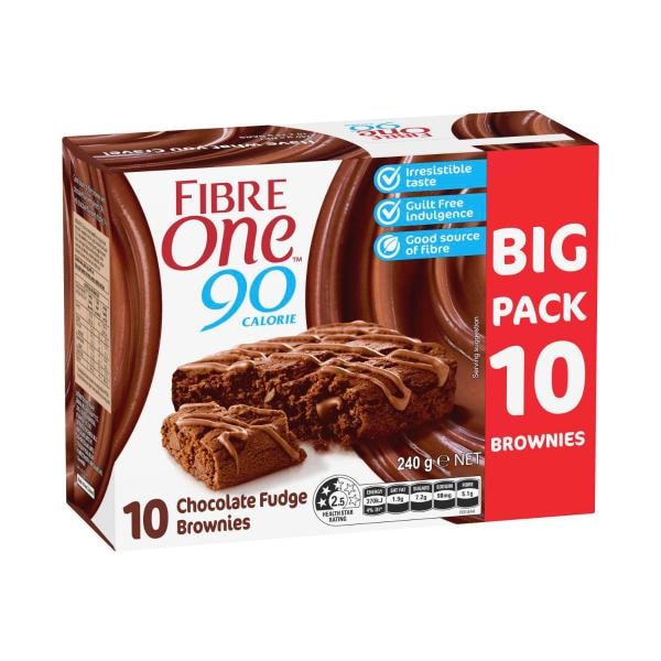 Fibre One Brownie Chocolate Fudge Bulk Pack | 240g