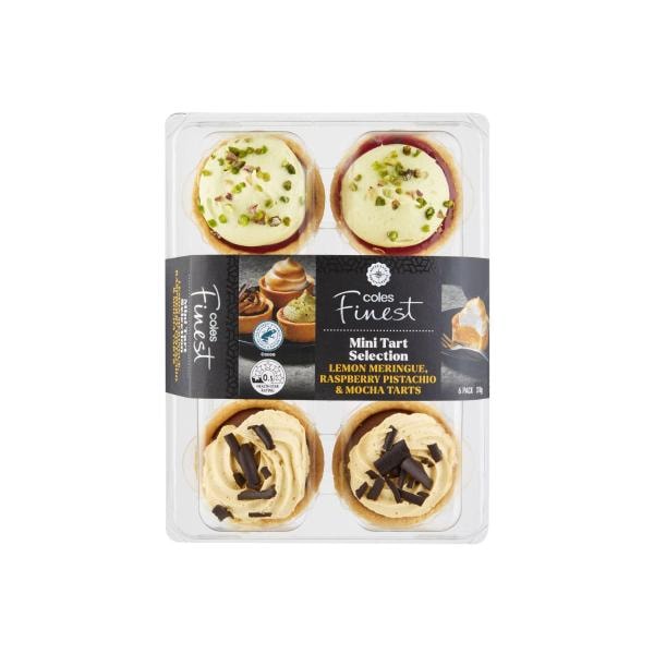 Coles Finest Mini Tart Selection | 6 pack
